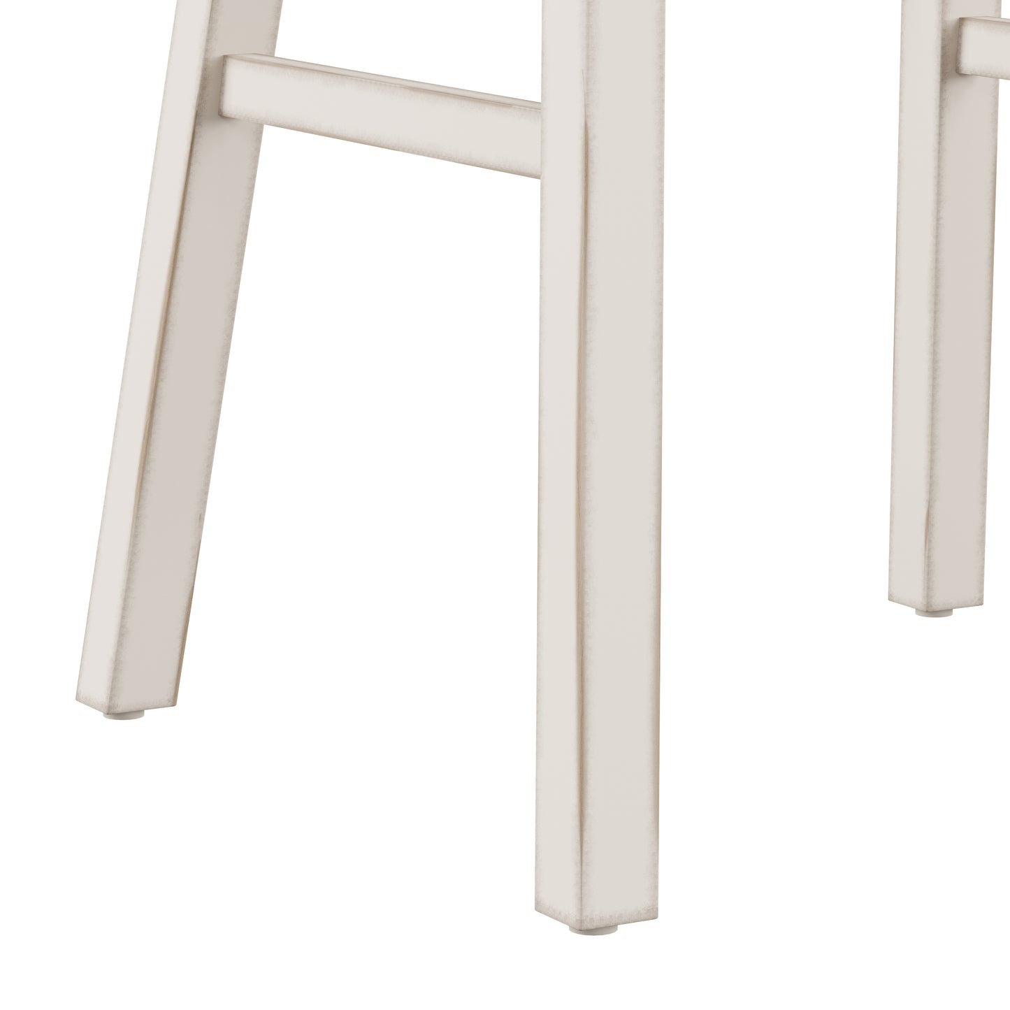 Hillsdale Furniture Moreno Wood Backless Bar Height Stool, Sea White