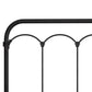 Hillsdale Furniture Jocelyn King Metal Bed, Black Sparkle