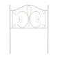 Hillsdale Furniture Ruby Twin Metal Headboard, Textured White