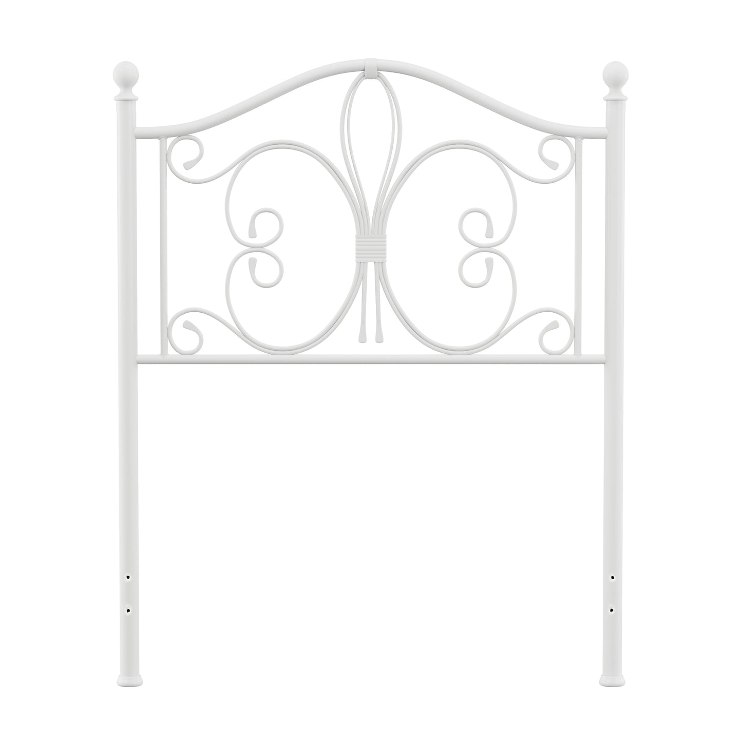 Hillsdale Furniture Ruby Twin Metal Headboard, Textured White