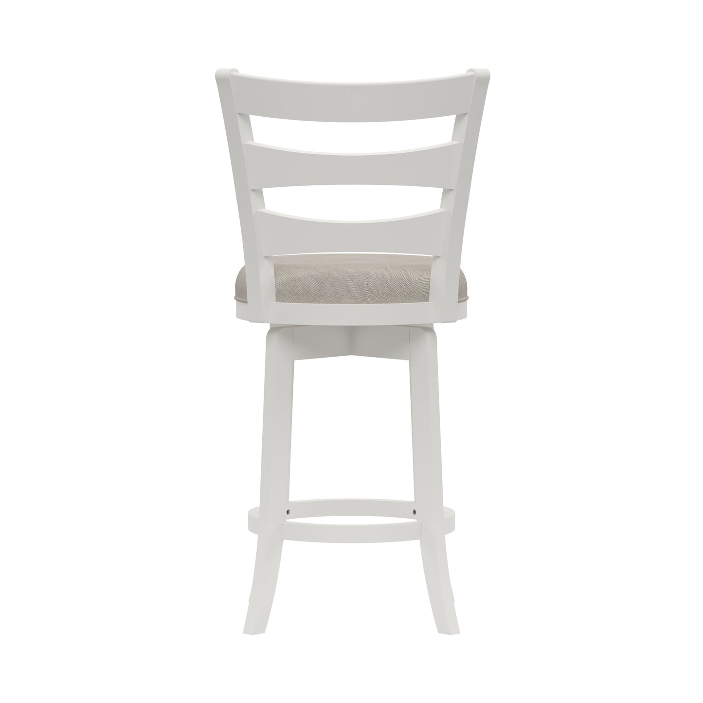 Hillsdale Furniture Elliott Wood Counter Height Swivel Stool, White