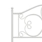 Hillsdale Furniture Ruby Full/Queen Metal Headboard, Textured White