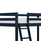 Hillsdale Kids and Teen Caspian Twin Loft Bed, Navy