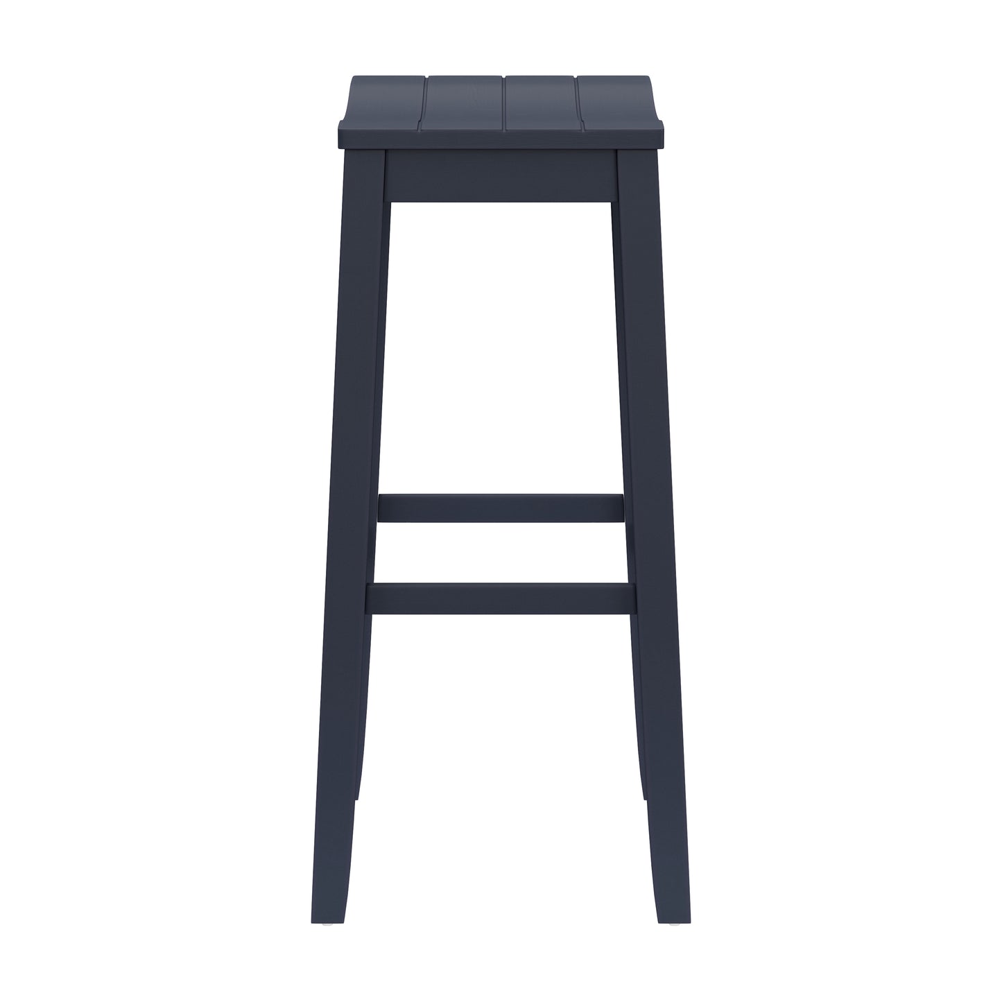 Hillsdale Furniture Fiddler Wood Backless Bar Height Stool, Navy