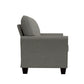 Hillsdale Furniture Lorena Upholstered Loveseat, Gray