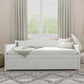 Hillsdale Furniture Staci Wood Full Size Daybed with Trundle, White