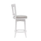 Hillsdale Furniture Presque Isle Wood Counter Height Swivel Stool, White