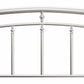 Hillsdale Furniture Claudia Queen Metal Bed, Matte Nickel