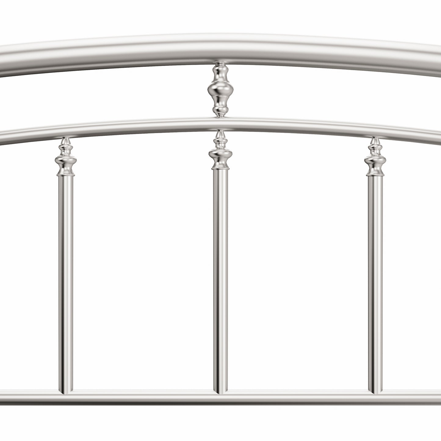 Hillsdale Furniture Claudia Queen Metal Bed, Matte Nickel