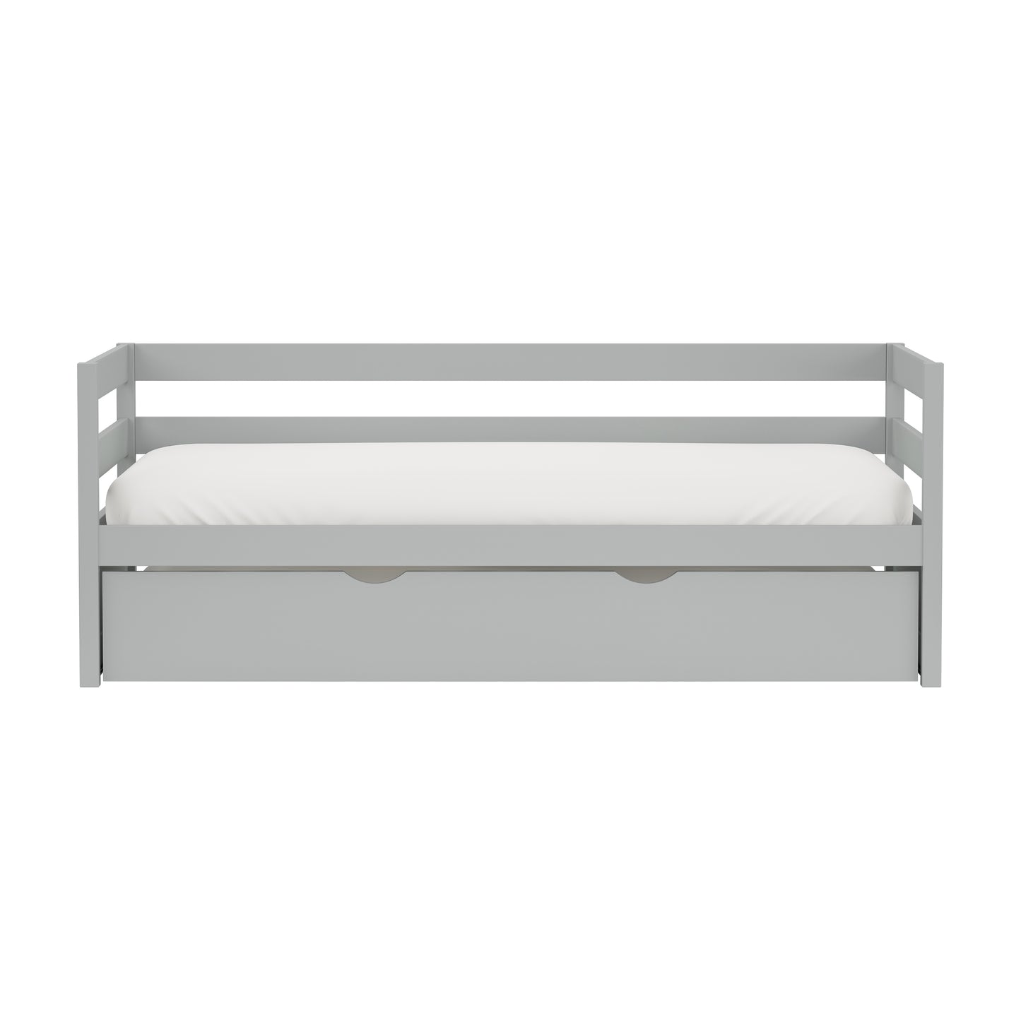 Hillsdale Kids and Teen Caspian Daybed with Trundle, Gray