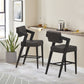 Hillsdale Furniture Snyder Wood Bar Height Stool, Blackwash