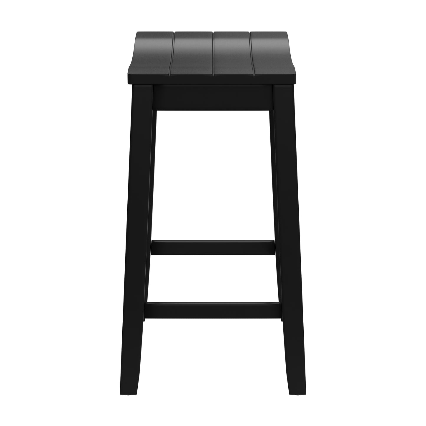 Hillsdale Furniture Fiddler Wood Backless Counter Height Stool, Black