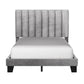 Hillsdale Furniture Crestone Upholstered Full Platform Bed, Silver/Gray