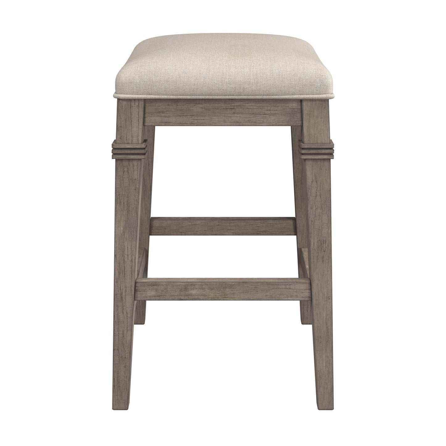 Hillsdale Furniture Arabella Wood Backless Counter Height Stool, Distressed Gray