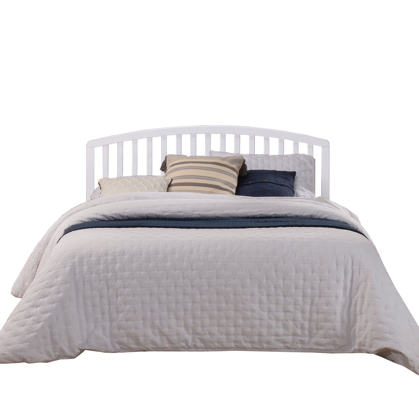 Hillsdale Furniture Carolina Wood Full/Queen Headboard with Frame, White