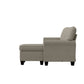 Hillsdale Furniture Upholstered Reversable Sectional Chaise, Greige