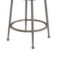 Hillsdale Furniture Hutchinson Metal Counter Height Swivel Stool, Pewter