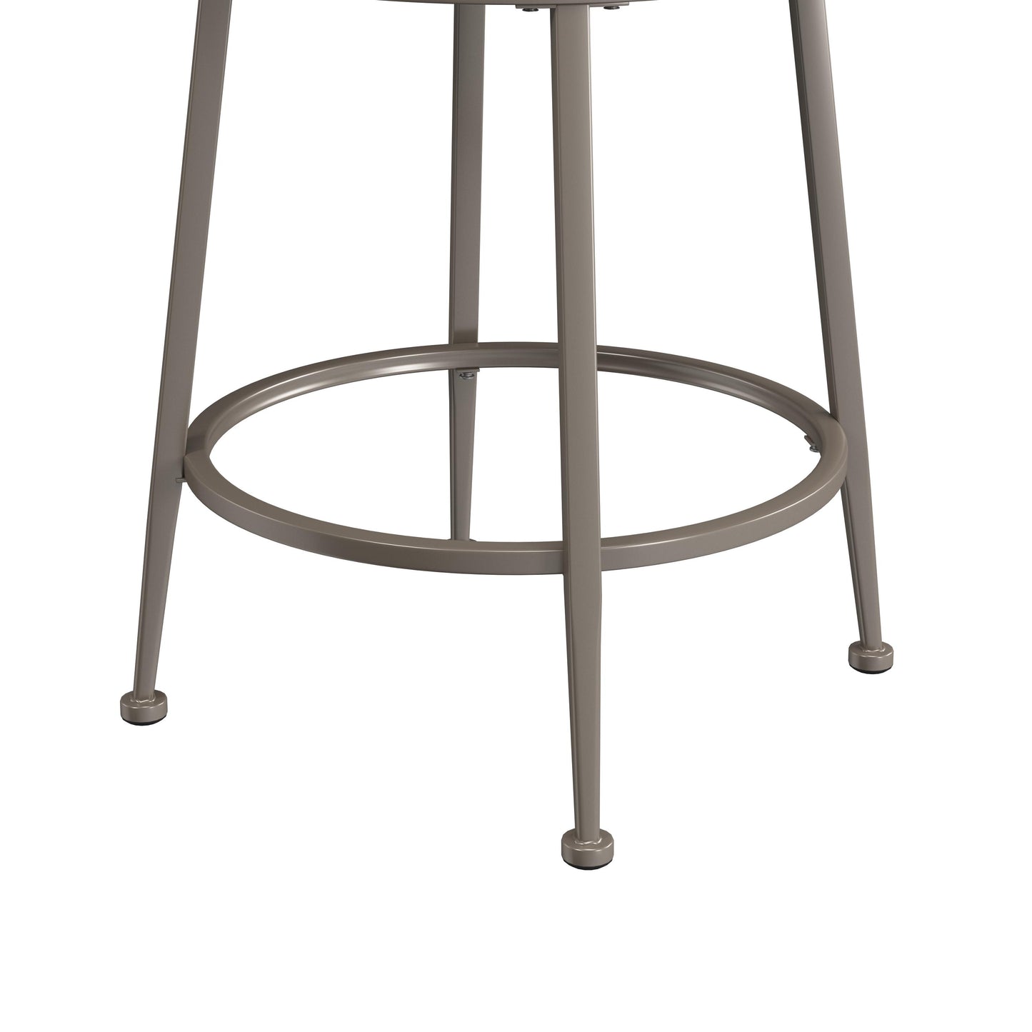 Hillsdale Furniture Hutchinson Metal Counter Height Swivel Stool, Pewter