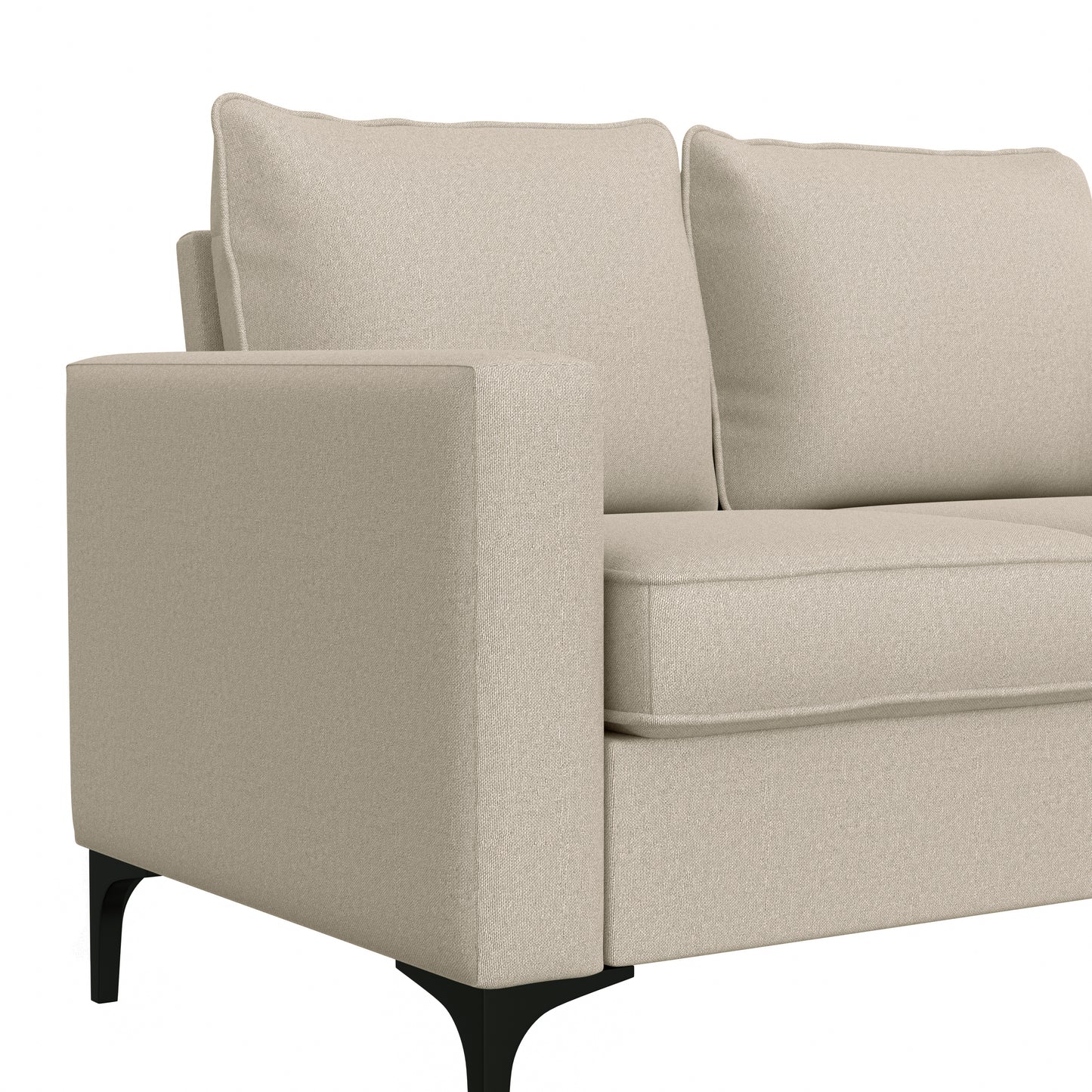 Hillsdale Furniture Alamay Upholstered Loveseat, Oatmeal