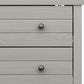 Living Essentials by Hillsdale Harmony Wood 4 Drawer Chest, Gray