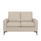 Hillsdale Furniture Matthew Upholstered Loveseat, Oatmeal