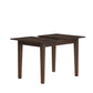 Hillsdale Furniture Spencer Wood Dining Table, Dark Espresso Wire Brush