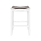 Hillsdale Furniture Avant Wood Backless Counter Height Stool, White