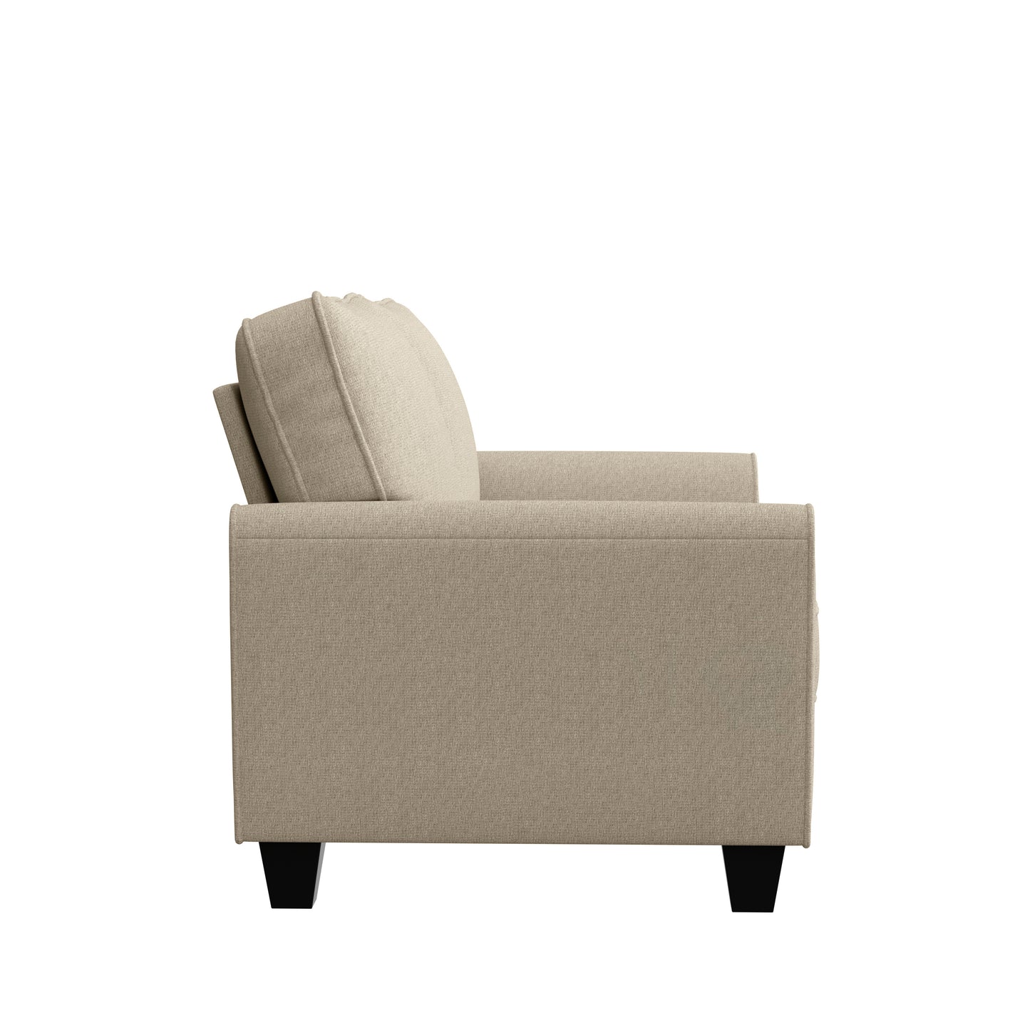 Hillsdale Furniture Daniel Upholstered Loveseat, Putty