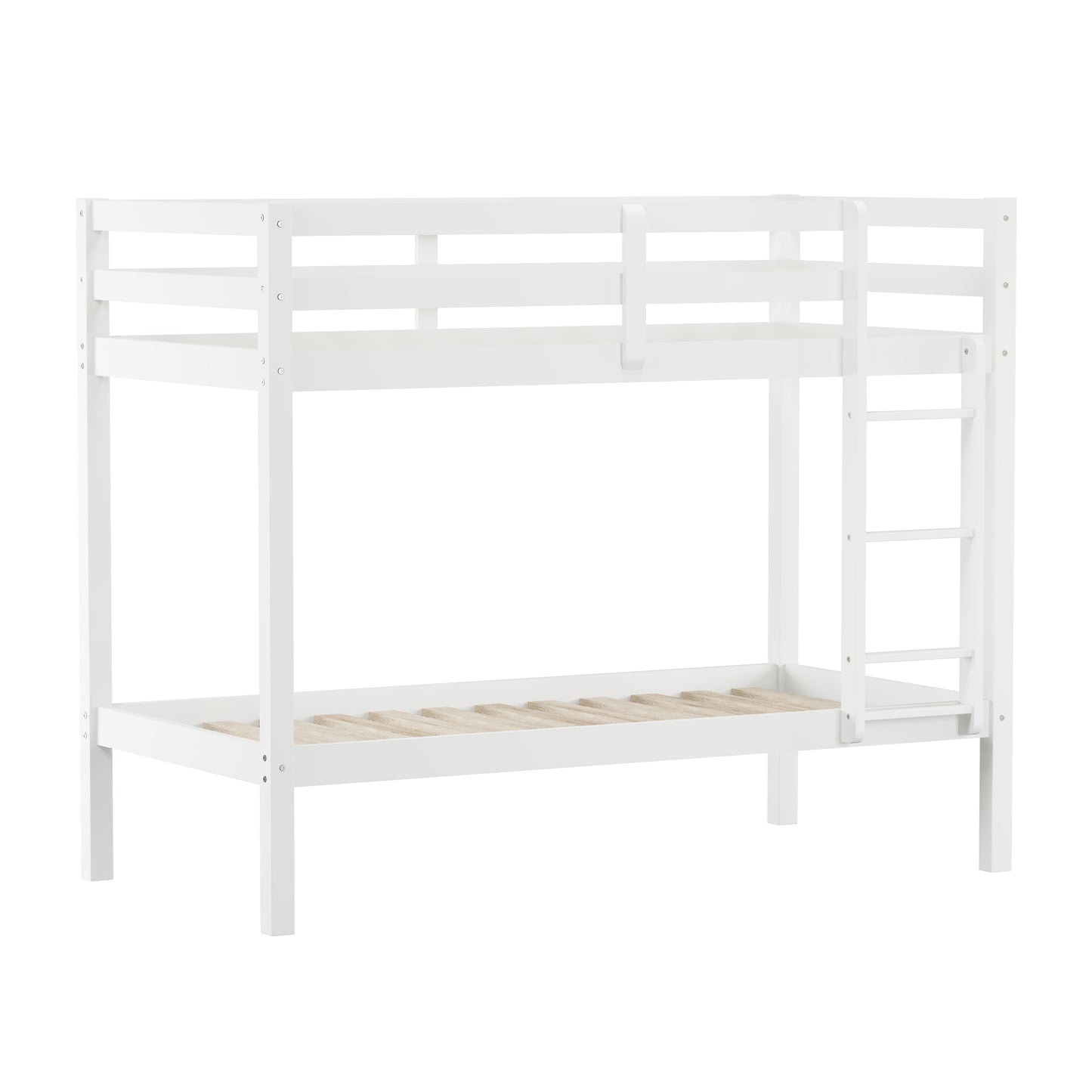 Hillsdale Kids and Teen Caspian Twin Over Twin Bunk Bed, White