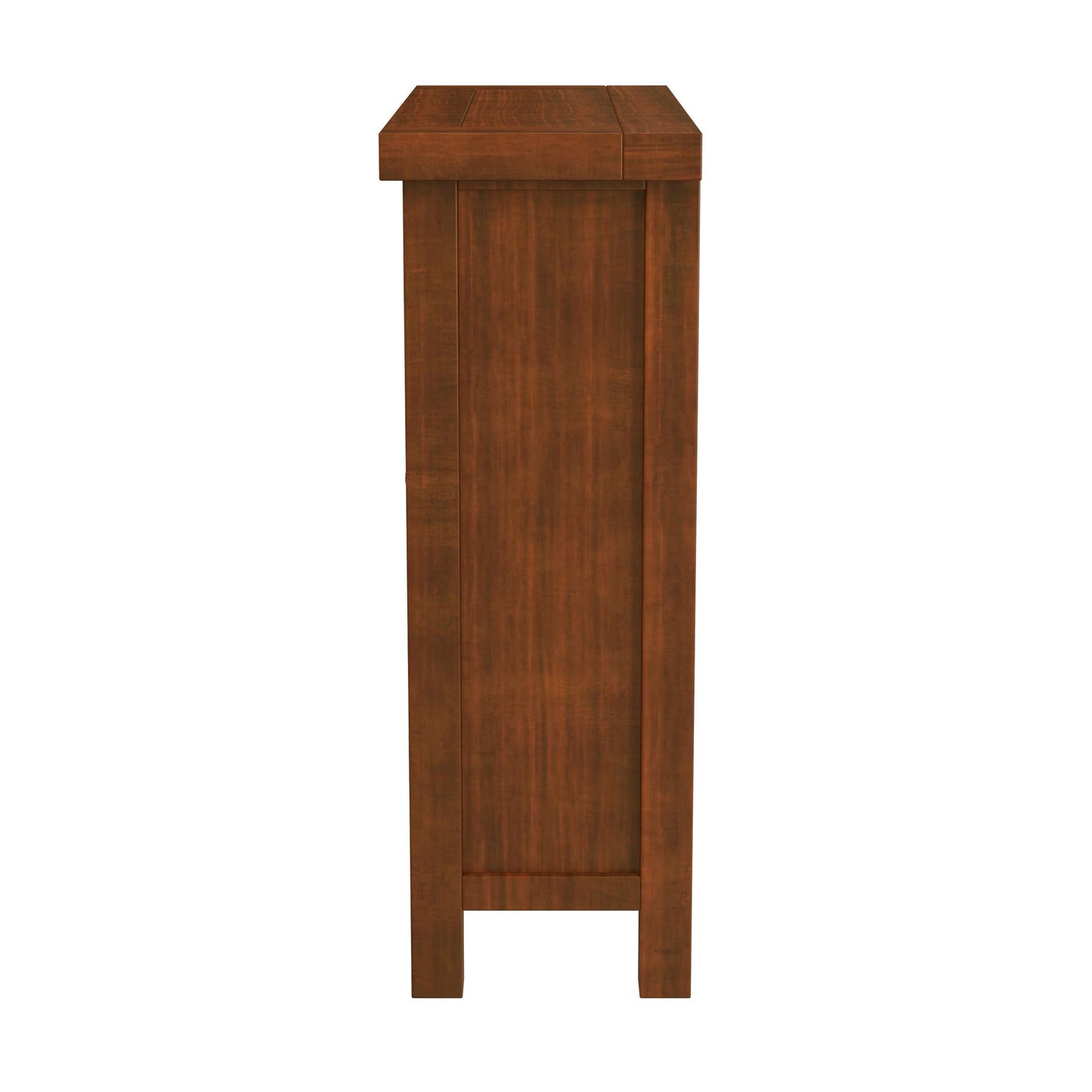 Hillsdale Furniture Bayside Wood 2 Door Console Cabinet, Rustic Mahogany