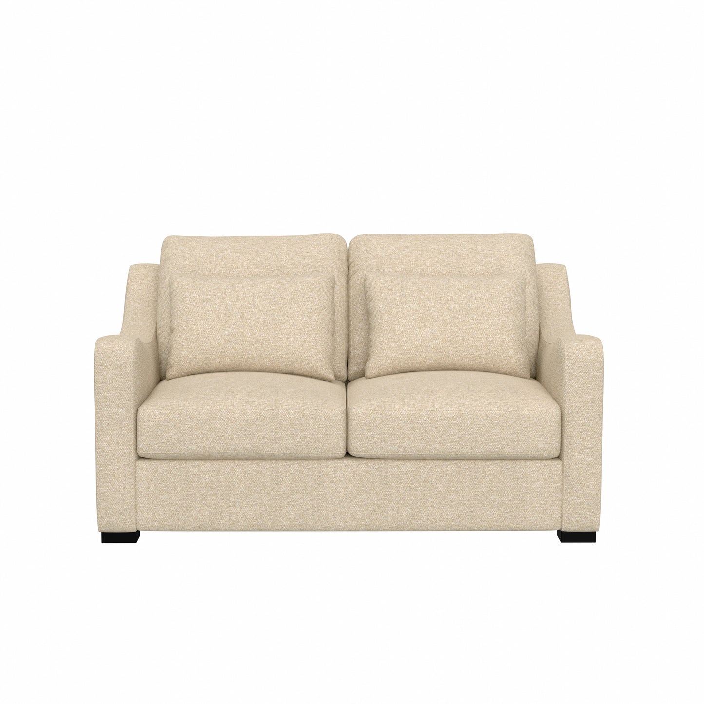 Hillsdale Furniture York Upholstered Loveseat, Sand