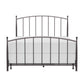 Hillsdale Furniture Warwick Queen Metal Bed with Frame, Gray Bronze