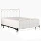 Hillsdale Furniture Jocelyn Queen Metal Bed, Soft White