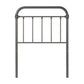 Hillsdale Furniture Kirkland Metal Twin Headboard without Frame, Aged Pewter