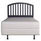 Hillsdale Furniture Carolina Wood Twin Headboard with Frame, Navy