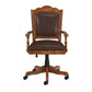 Hillsdale Furniture Nassau Wood Caster Chair, Brown