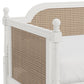 Hillsdale Furniture Melanie Wood and Cane Twin Daybed, White