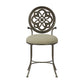 Hillsdale Furniture Marsala Metal Vanity Stool, Antique Gray