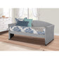 Hillsdale Furniture Westchester Upholstered Twin Daybed, Smoke Gray