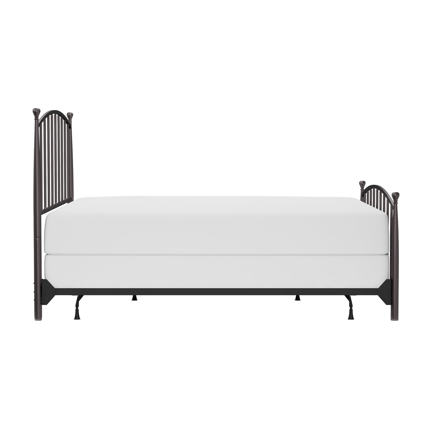 Hillsdale Furniture Warwick King Metal Bed, Gray Bronze