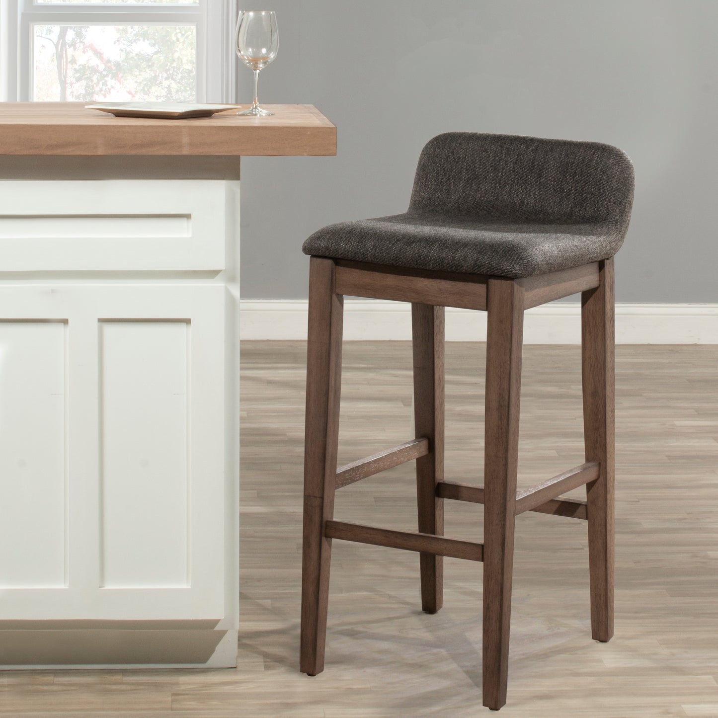 Hillsdale Furniture Renmark Counter Height Stool, Brushed Gray