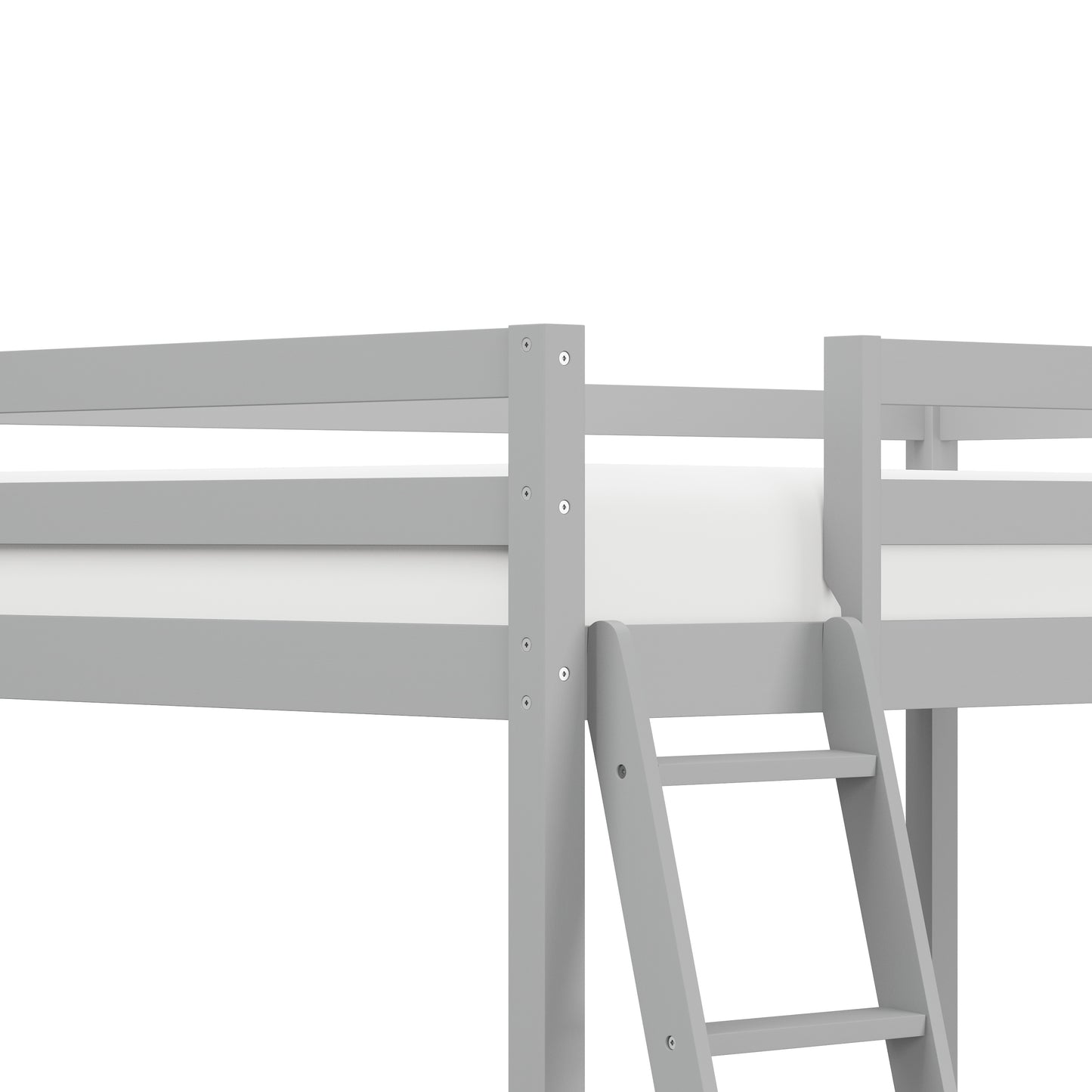 Hillsdale Kids and Teen Caspian Full Loft Bed, Gray