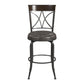 Hillsdale Furniture Killona Metal Counter Height Swivel Stool, Antique Pewter