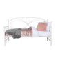 Hillsdale Furniture Anslee Metal Twin Daybed with Trundle, White