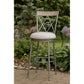 Hillsdale Furniture Stewart Metal Counter Height Swivel Stool, Aged Pewter