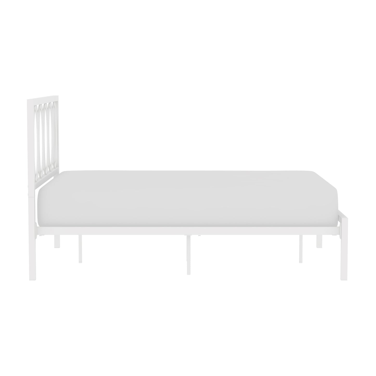 Hillsdale Furniture Naomi Metal Full Bed, White