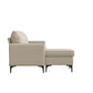 Hillsdale Furniture Alamay Upholstered Reversable Sectional Chaise, Oatmeal