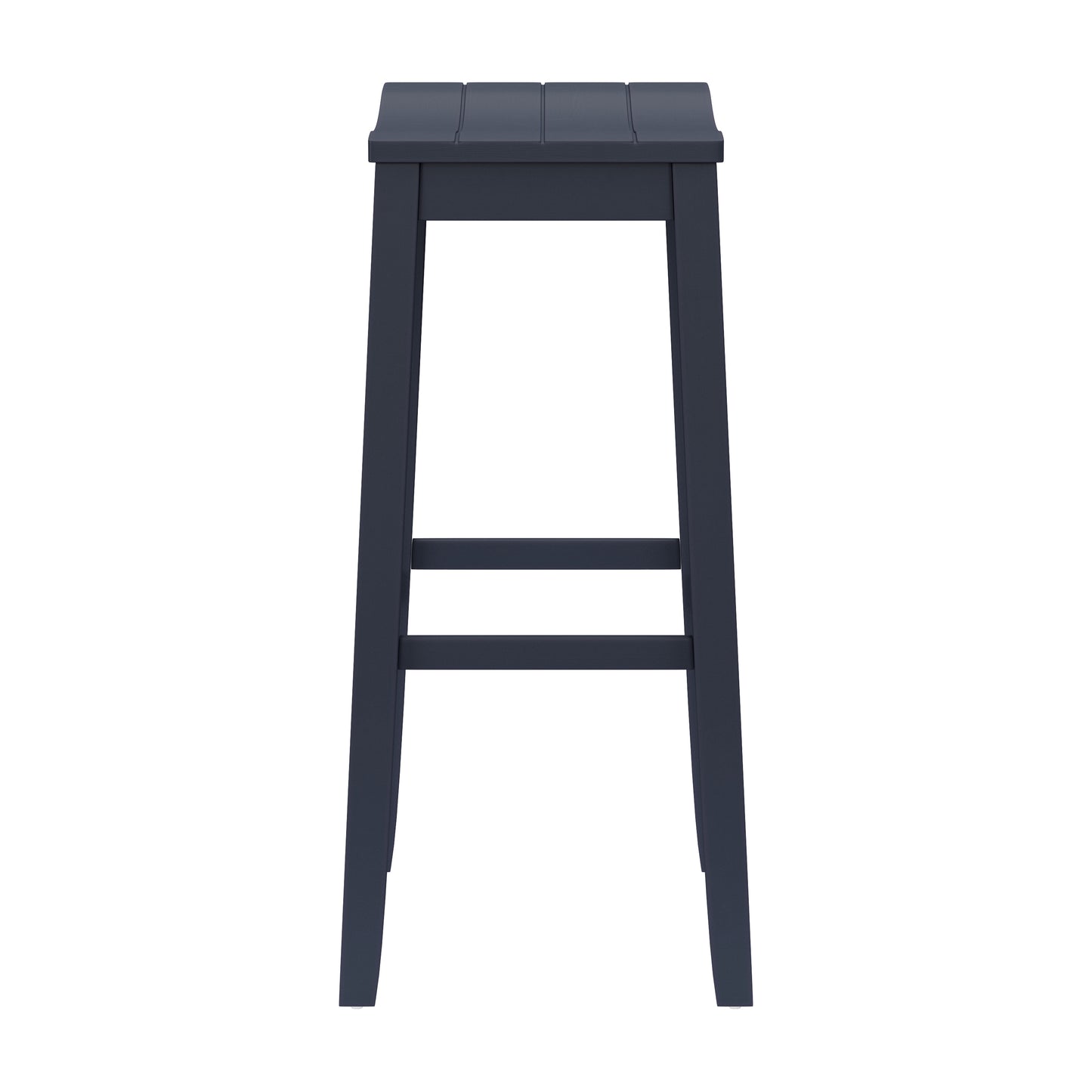 Hillsdale Furniture Fiddler Wood Backless Bar Height Stool, Navy