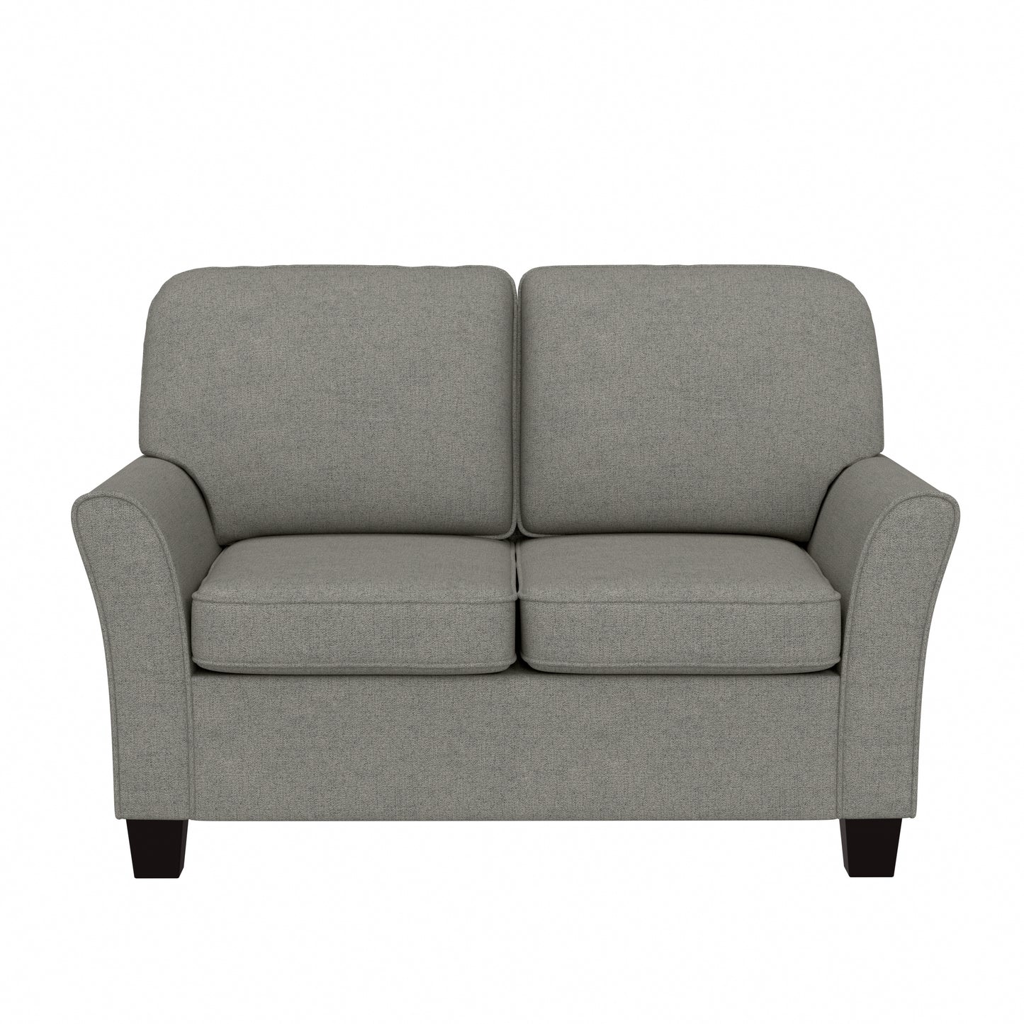 Hillsdale Furniture Lorena Upholstered Loveseat, Gray