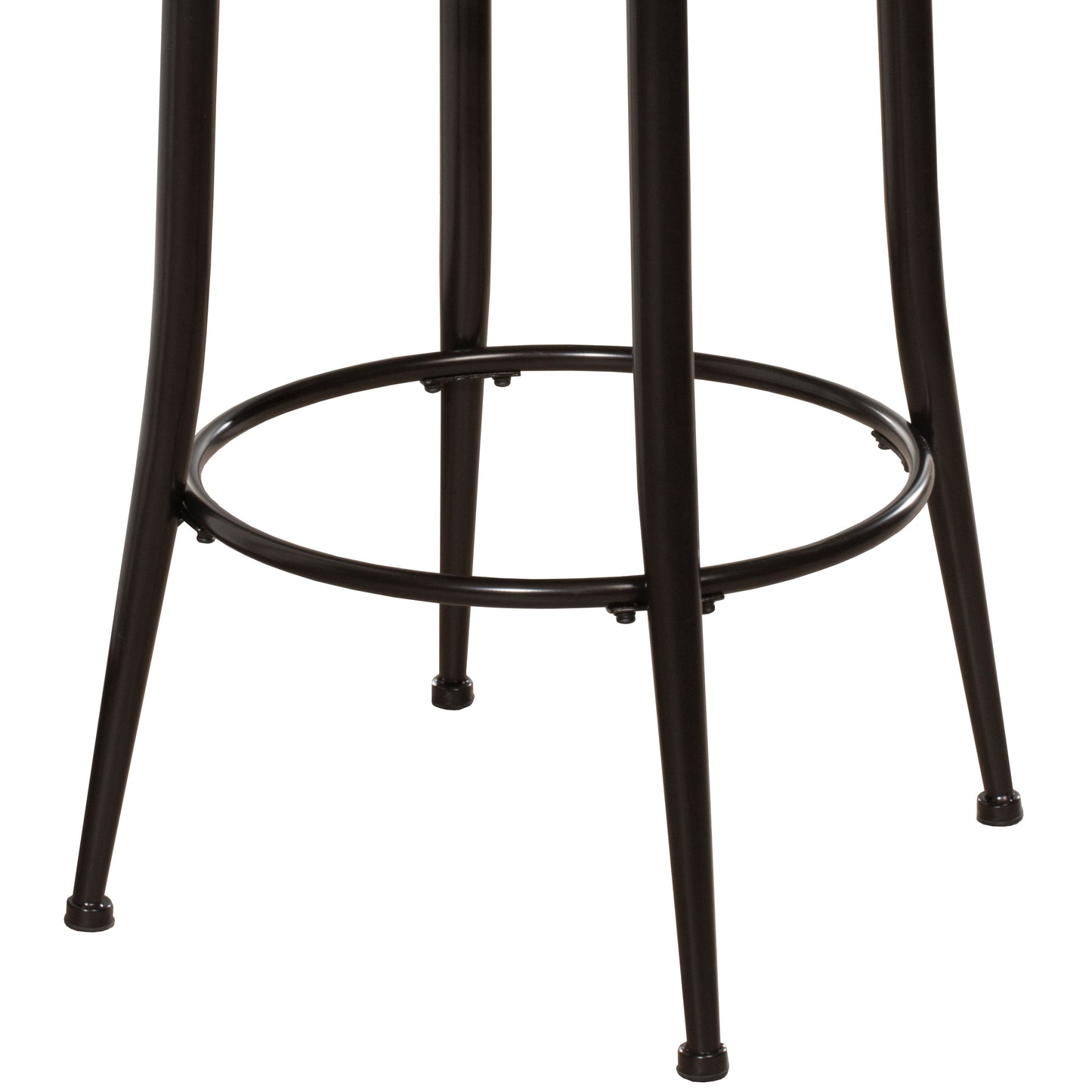 Hillsdale Furniture Seville Metal Bar Height Swivel Stool, Brown Shimmer